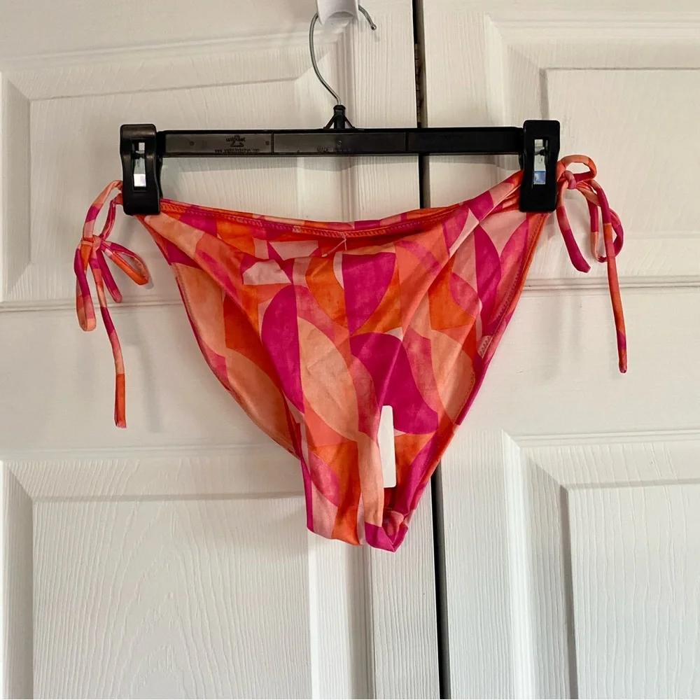 Peixoto Fifi Seashell Print Triangle Bikini‎ Bottom Grapefruit Grove MEDIUM